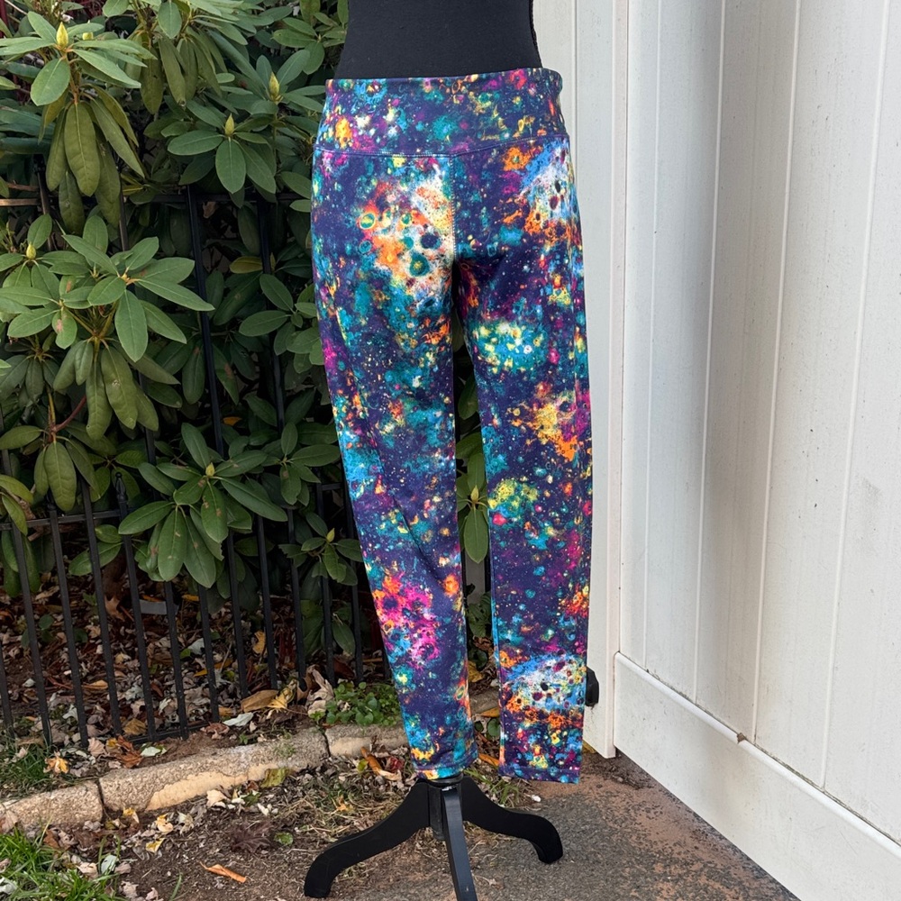 Galaxy print leggings lg